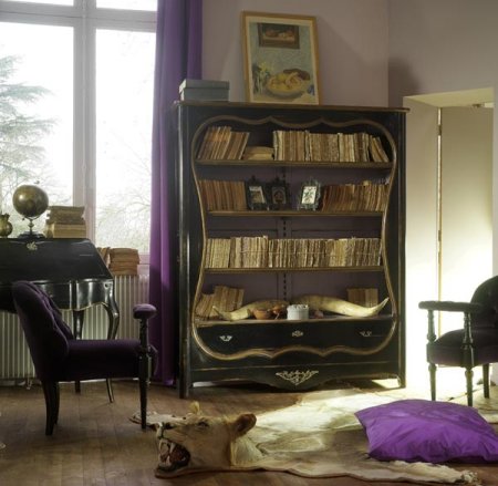 Artcopi Les Varennes Small Bookcase & Bureau Desk "dos d'ane"