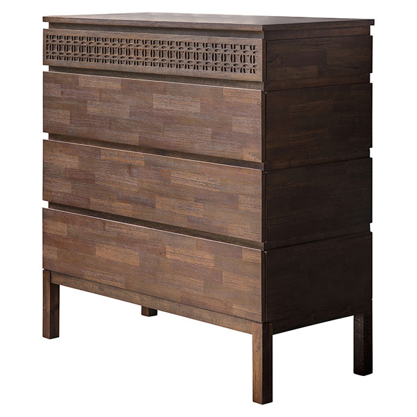 Gallery Direct Boho Retreat Contemporary 4 Drawer Chest of Drawers