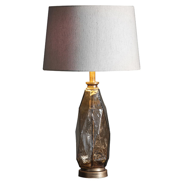 Harvest Direct Sibarri Table Lamp with Natural Shade