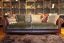 Tetrad Mixed Leather and Fabrics Sofas, Chairs and Stools