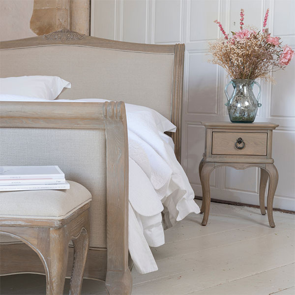Willis & Gambier Camille Bedside Table / Chest, High End Bedstead & Long Bedroom Bench