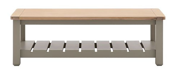 Gallery Direct Eton Contemporary Prairie Painted / Oak Coffee Table