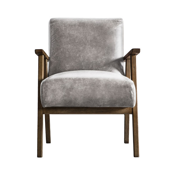 Gallery Direct Neyland Natural Pebble Armchair