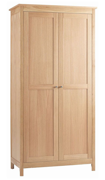 Corndell Nimbus Oak 2 Door Multi-Robe Wardrobe