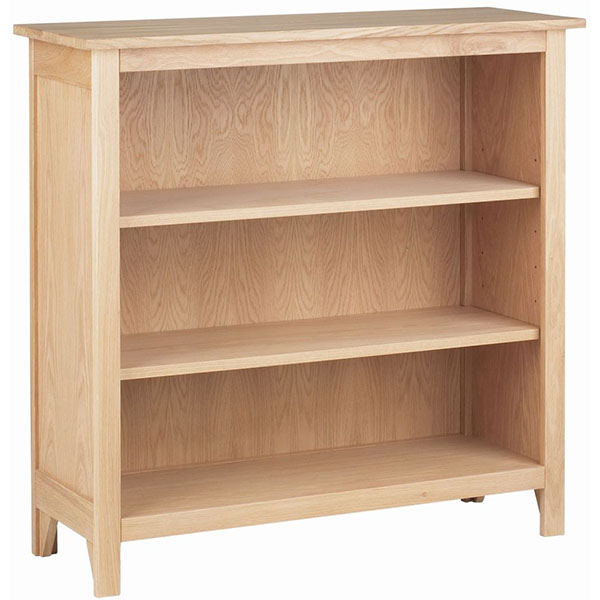 Corndell Nimbus Oak 2 Shelf Bookcase