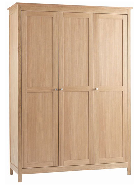 Corndell Nimbus Oak 3 Door Multi-Robe Wardrobe