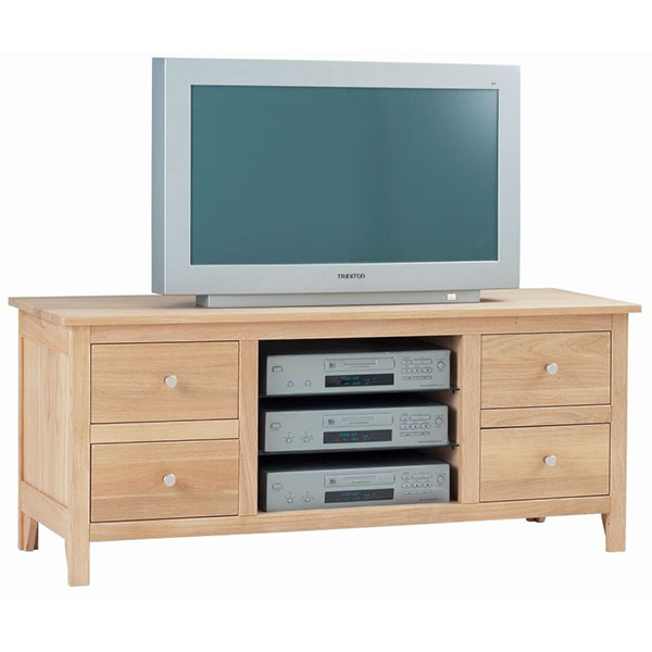 Corndell Nimbus Oak Large TV Cabinet