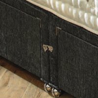 Cotswold Divan Bed Base in Steel fabric