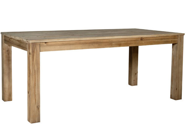 Devonshire Living Chiltern Reclaimed Pine Large Fixed Top Dining Table