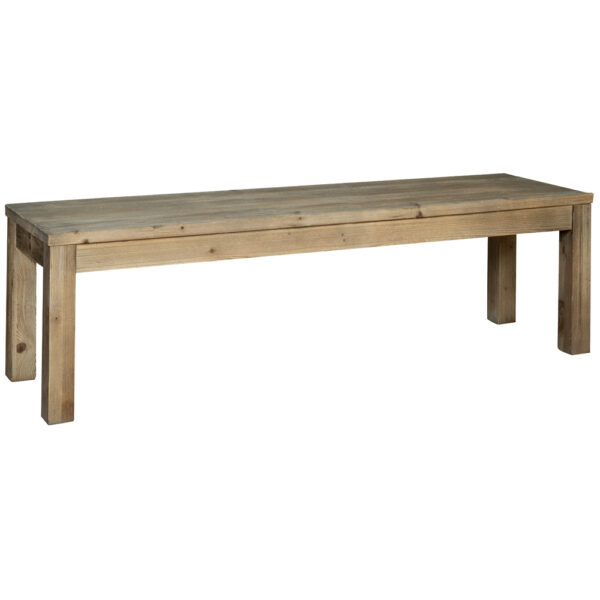 Devonshire Living Chiltern Reclaimed Pine Large Dining Bench