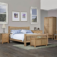 Devonshire Living Dorset Natural Oak Bedroom Furniture