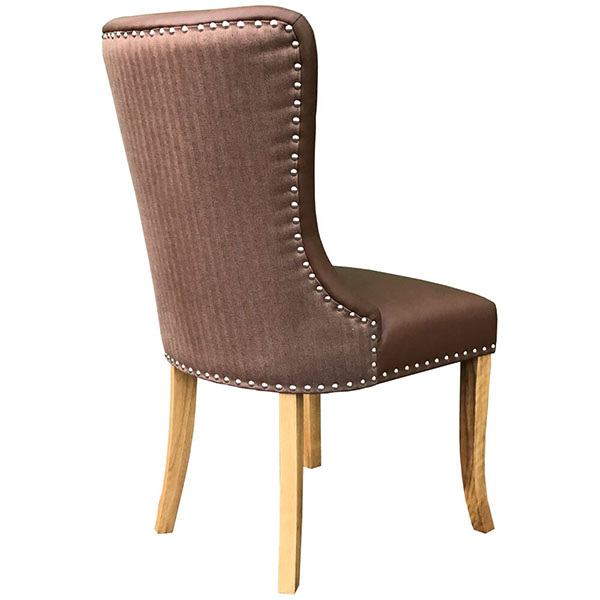 Devonshire Living Brown Hug Dining Chair - Image shows the back of the chair