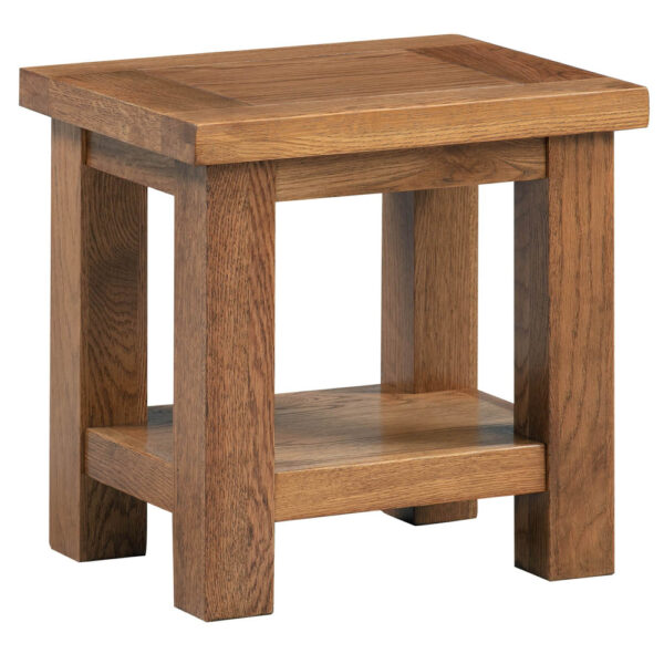 Devonshire Living Dorset Rustic Oak Lamp Table