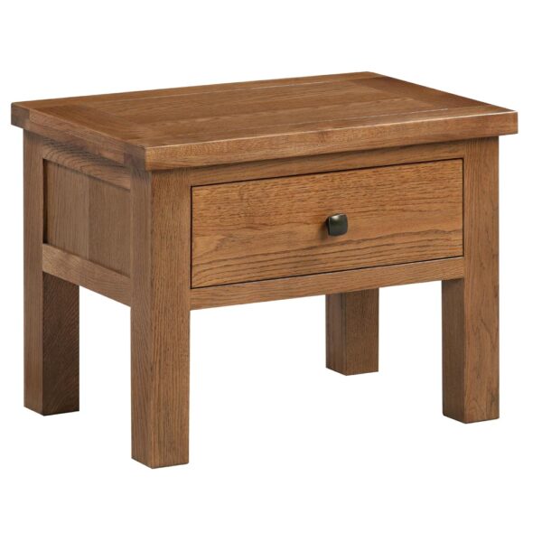 Devonshire Living Dorset Natural Oak Side Table with Drawer