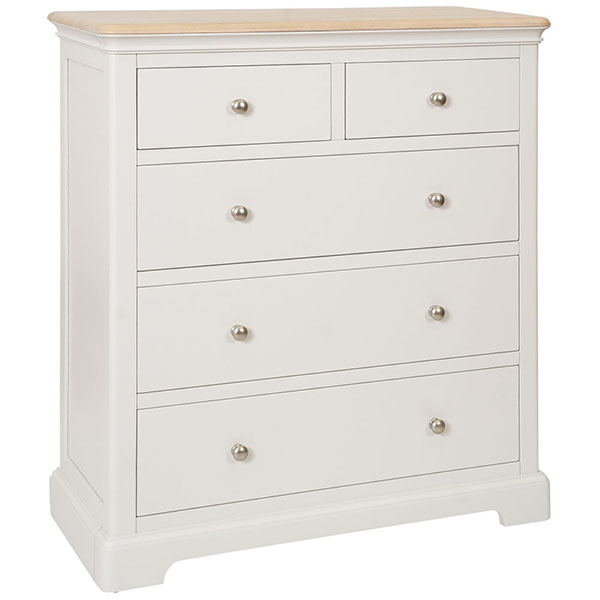 Devonshire Living Lydford Oak Painted 2+3 Chest of Drawers