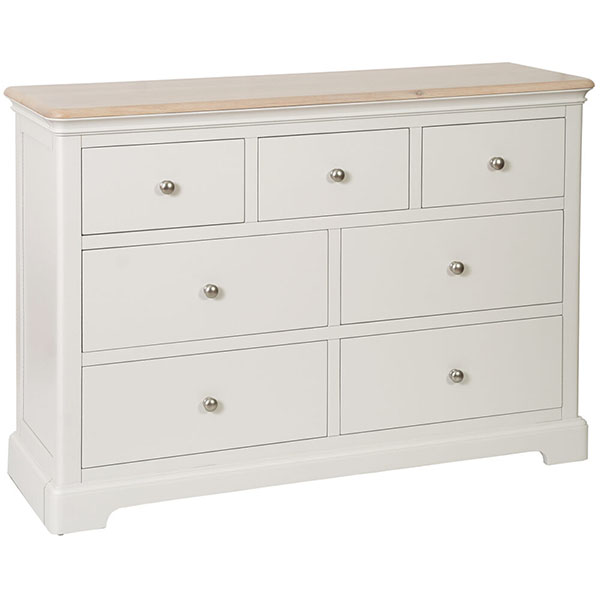 Devonshire Living Lydford Oak Painted 3+4 Chest of Drawers