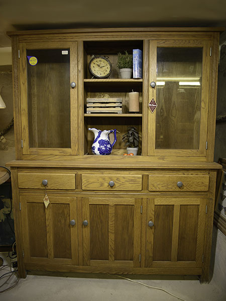Ex-Display Old Charm Oak Glazed Dresser