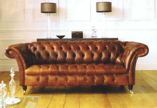 The Sofa Collection Balmoral Vintage Leather Sofa by Forest Sofa