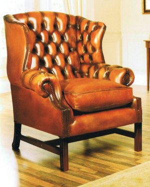 The Sofa Collection Viscount Vintage Leather Chair by Forest Sofa
