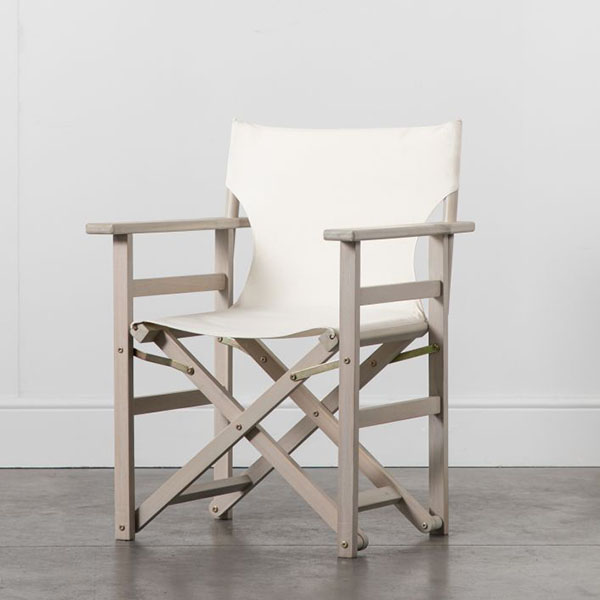 Gallery Direct Rezay White Wash Outdoor Armchair