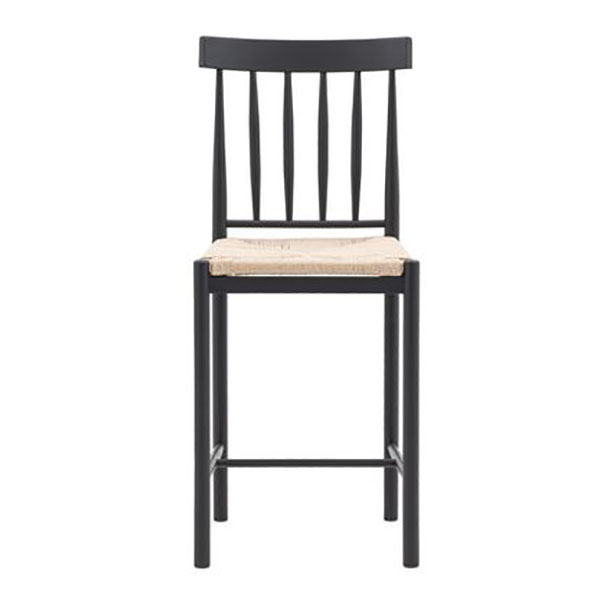 Harvest Direct Harrow Contemporary Meteor Painted / Oak Bar Stool