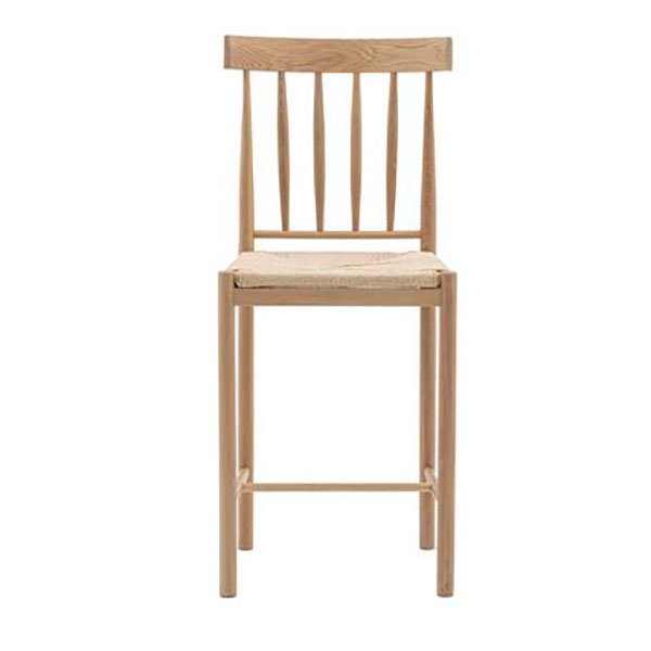 Harvest Direct Harrow Contemporary Natural Oak Bar Stool