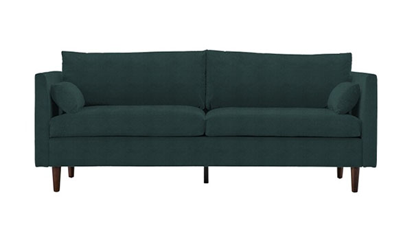 Harvest Direct Cindy 3 3 seater sofa shown here in Placido Peacock fabric