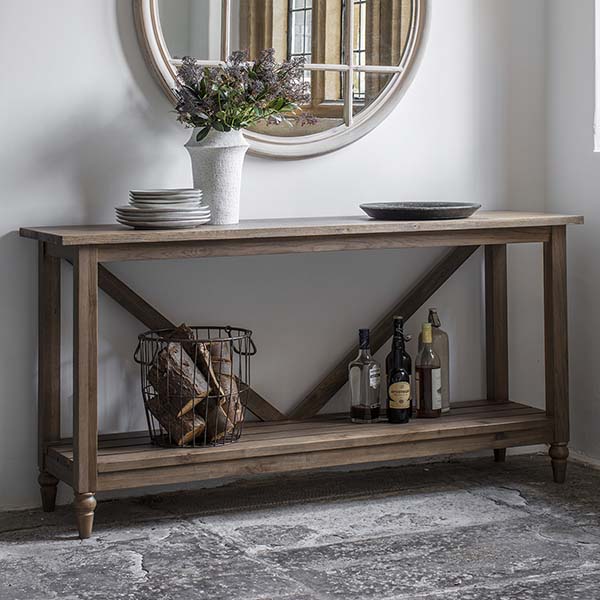 Harvest Direct Marlowe Oak Trestle Table