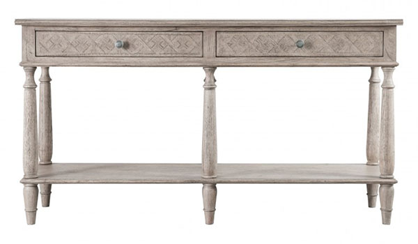 Harvest Direct St Vincent 2 Drawer Console Table