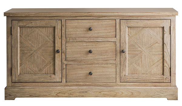 Harvest Direct St Vincent 2 Door 3 Drawer Sideboard 