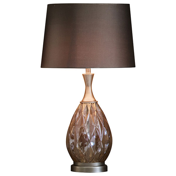 Gallery Direct Clarence Table Lamp with Champagne Shade