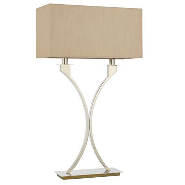 Gallery Direct Vienna Table Lamp with Beige Shade