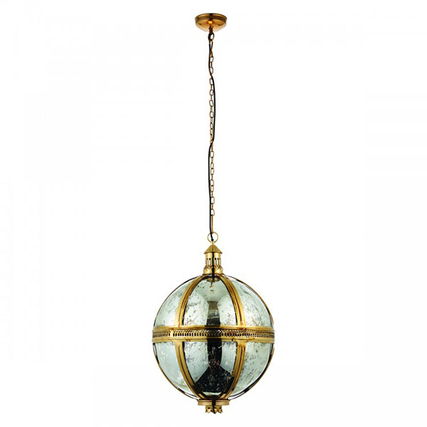 Gallery Direct Vienna Gold Round Ceiling Pendant Light