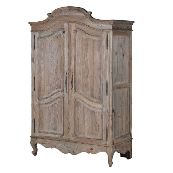 Old Reclaimed Pine Double Armoire