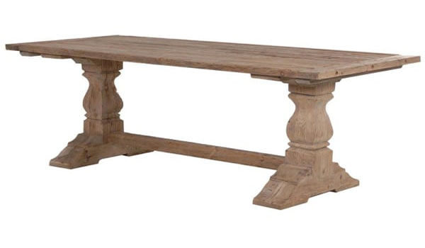 Old Pine Large Traditional Refectory Dining Table