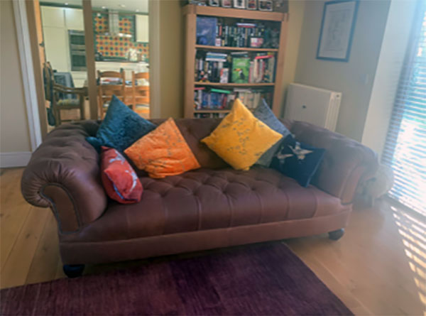 Tetrad Liberty sofa in a happy customer's home