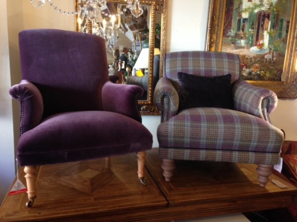 Tetrad Fabric Chairs and Mixed Leather and Fabric Chairs