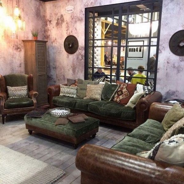 The Tetrad Constable Sofa, Armchair and Stool Range on display at the January Furniture Show 2108, NEC