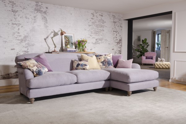 FF Collection by Tetrad Ruffle Corner Group Sofa