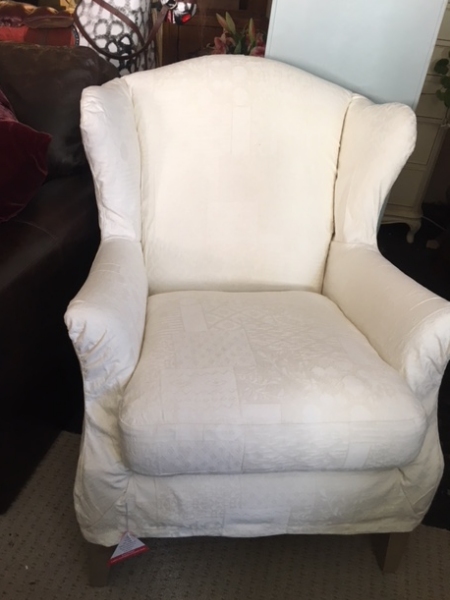 Tetrad Kandinsky Wing Chair on display in our showrooms