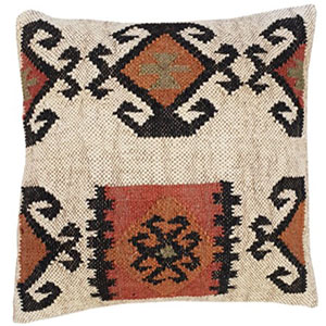 Tetrad Medium Square Ethnic Beige Scatter Cushion