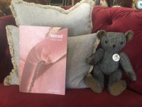 Tetrad Velvet Coniston Sofa & new 2016 / 17 Tetrad Catalogue on display in our furniture showrooms