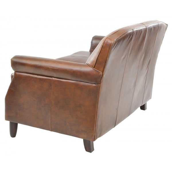 Vintage Brown Leather Gordon 2 Seater Sofa